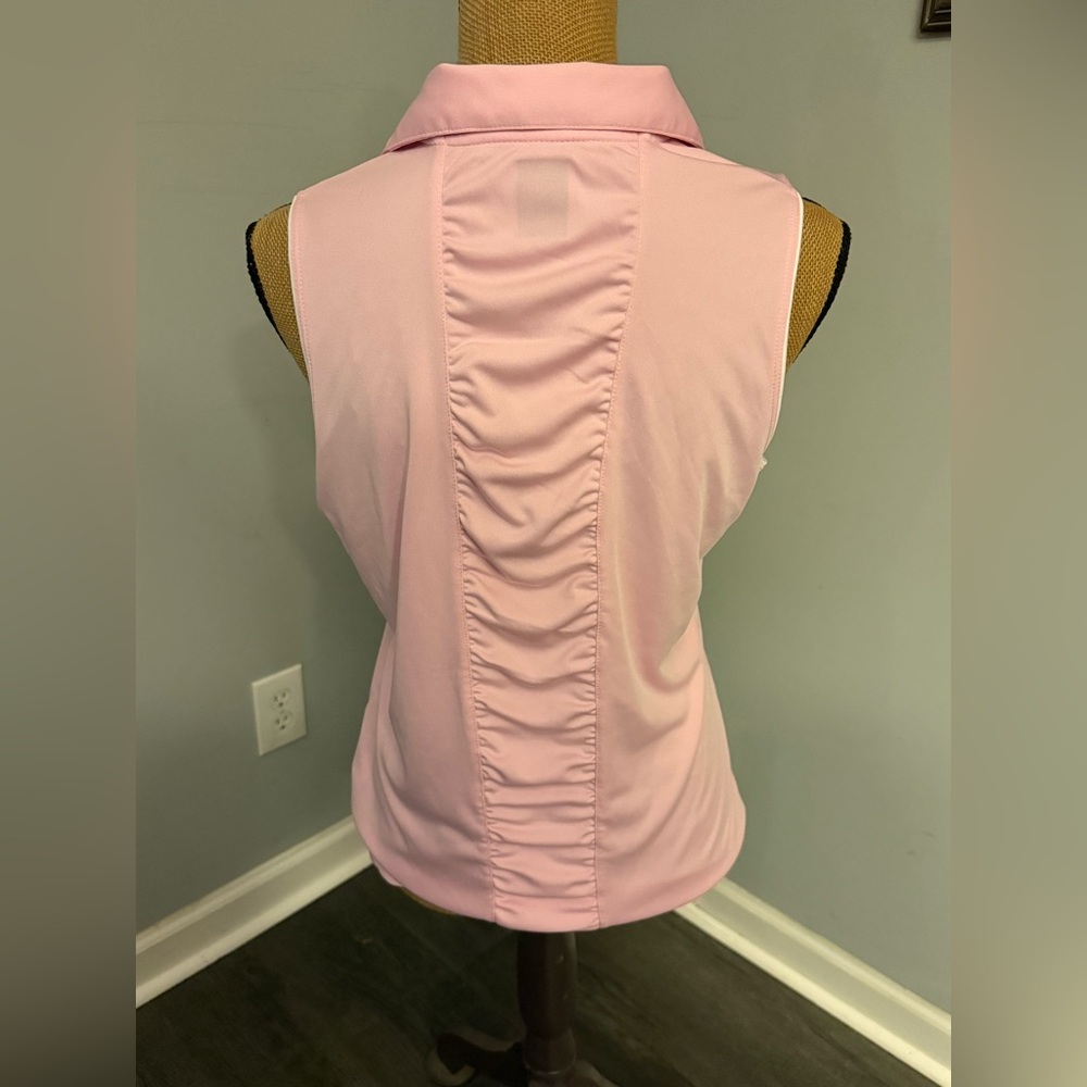 Callaway Misses Sleeveless Opti-Dri Pink Top, Size Large